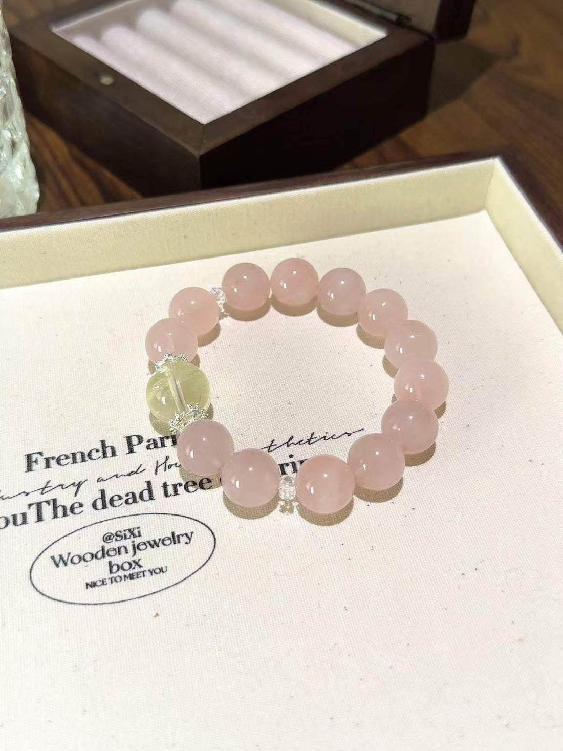 Rose Quartz &amp; Citrine Bracelet